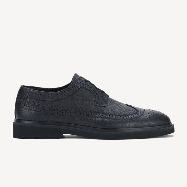 Brogue Gibson Mens Black Tumble