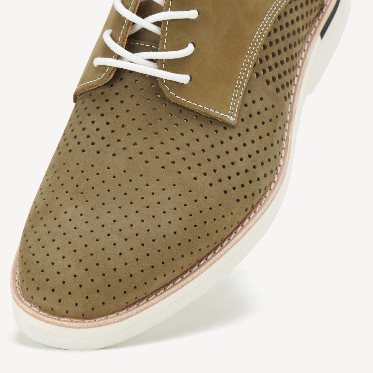 Derby Mens Punch Stack Khaki