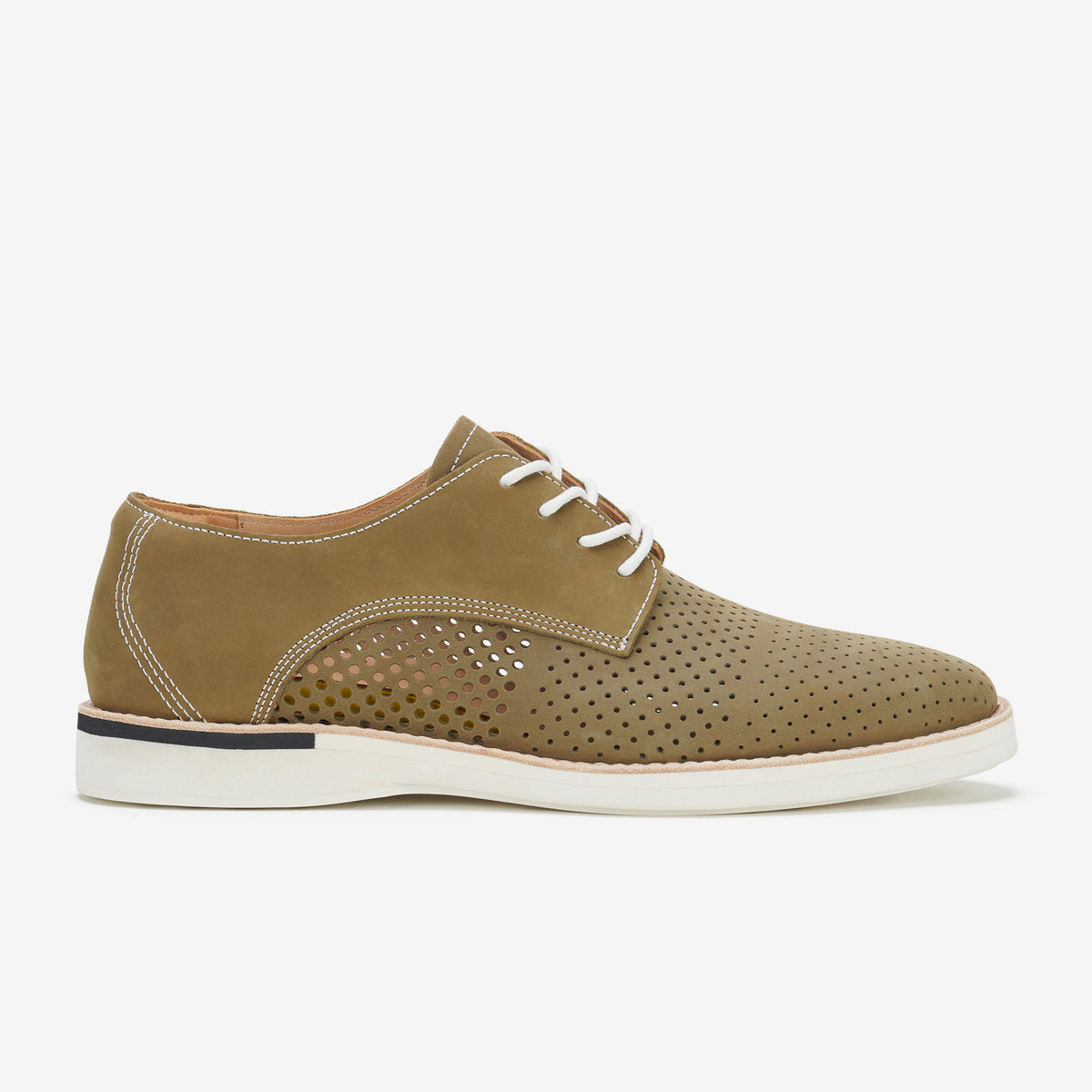 Derby Mens Punch Stack Khaki