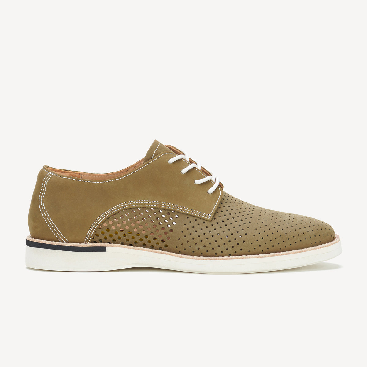 Derby Mens Punch Stack Khaki