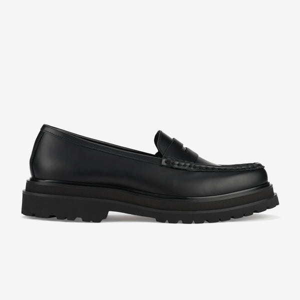 Loafer Mens Step Black Sleek