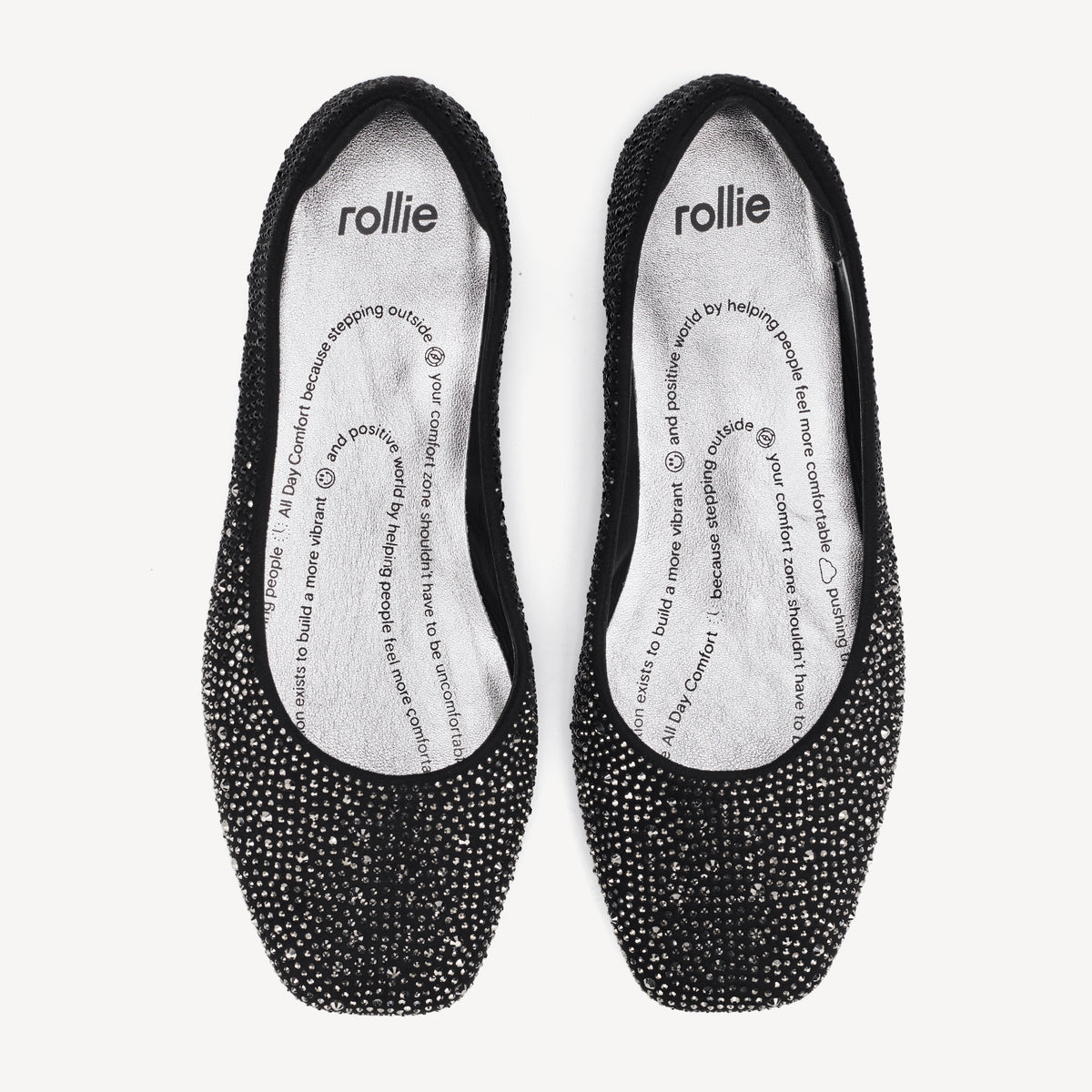 Ballet ST Rhinestone Ombre Black/Silver