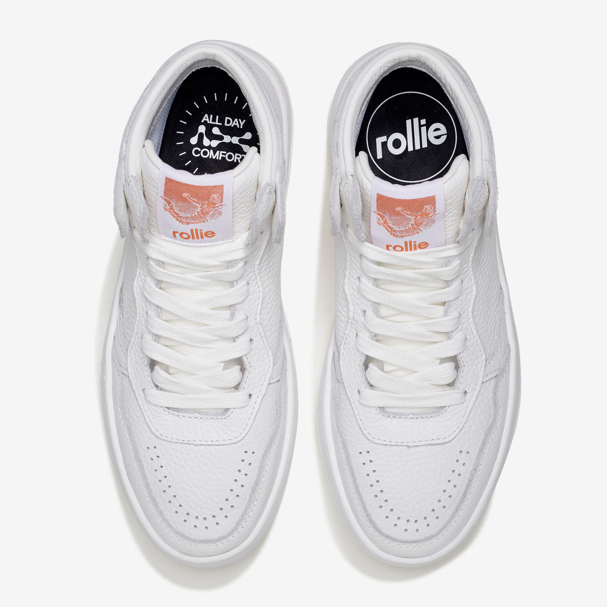 CourtPro Hi White Tumble