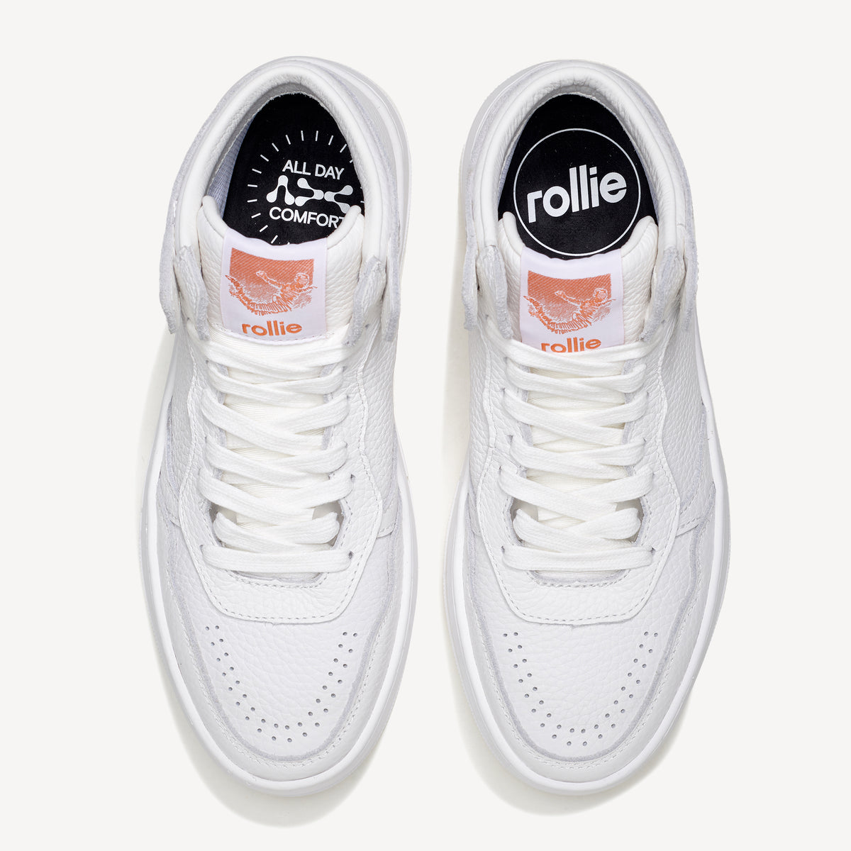 CourtPro Hi White Tumble