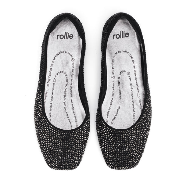 Ballet ST Rhinestone Ombre Black/Silver