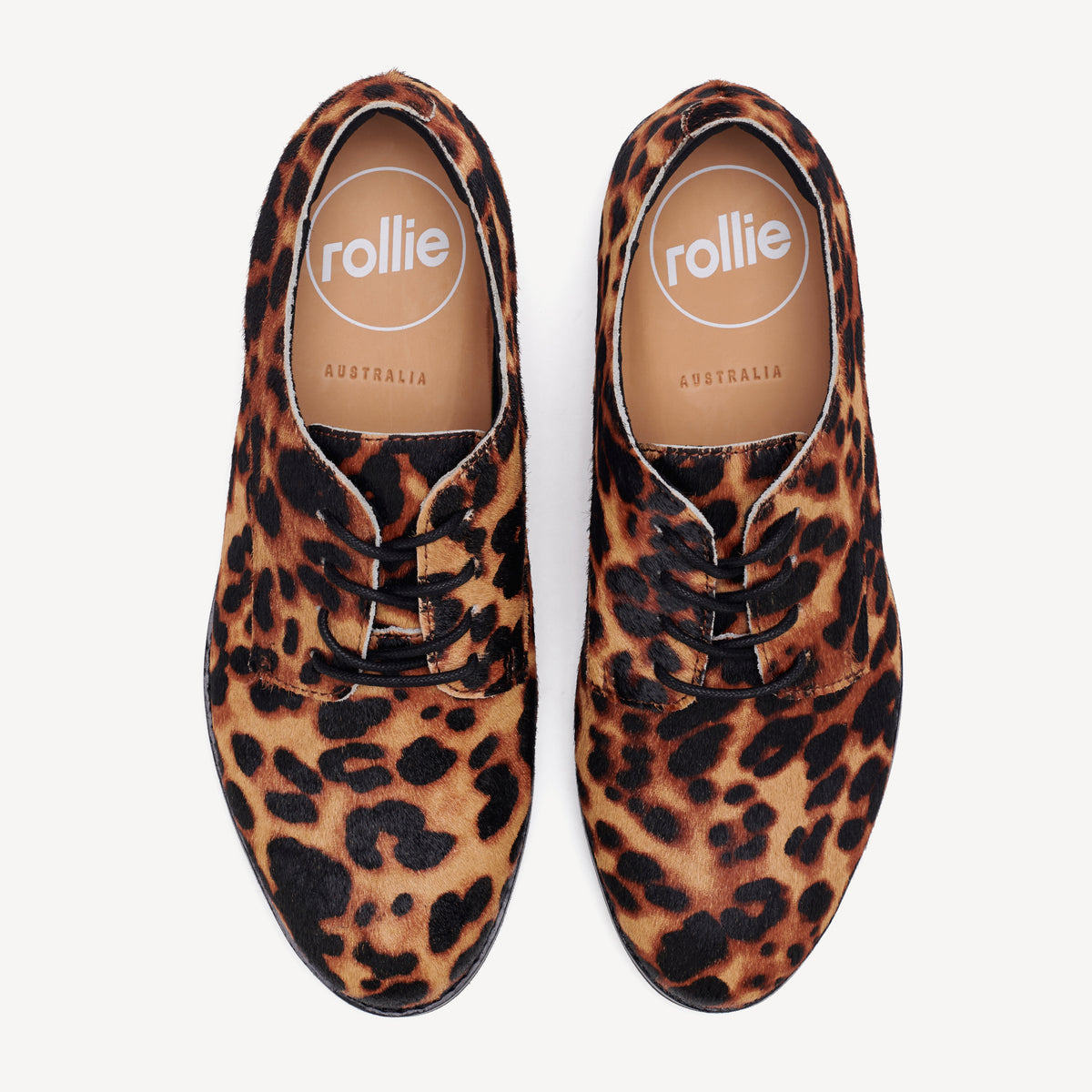 Derby Dark Camel Leopard/Black