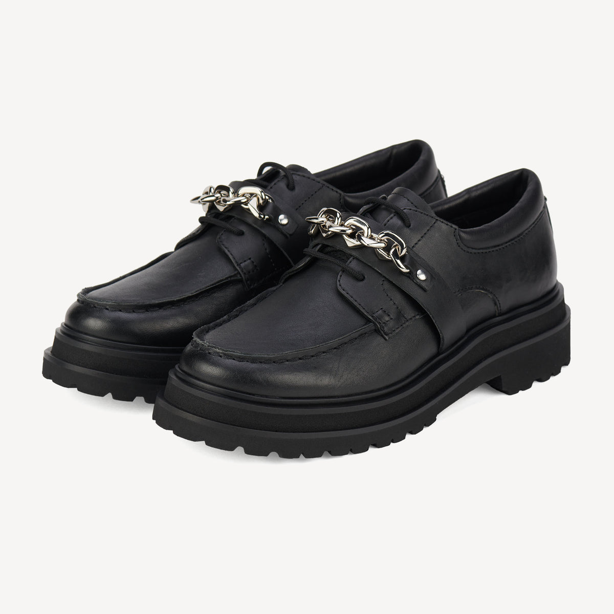 Derby Step Moccasin Black