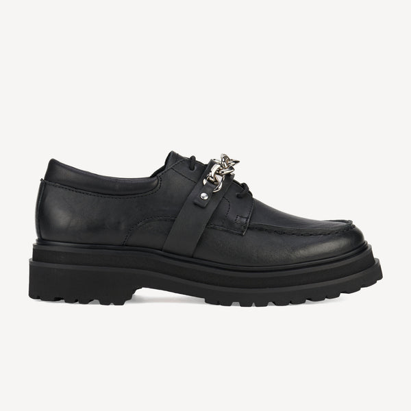 Derby Step Moccasin Black