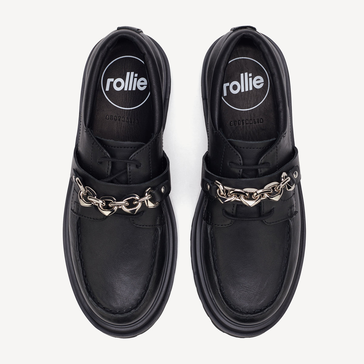 Derby Step Moccasin Black