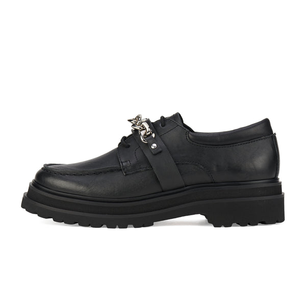 Derby Step Moccasin Black