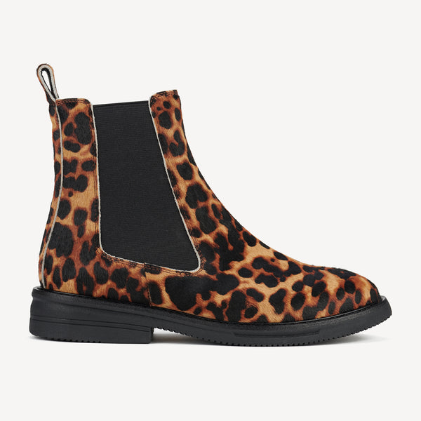 Chelsea Rise Dark Camel Leopard