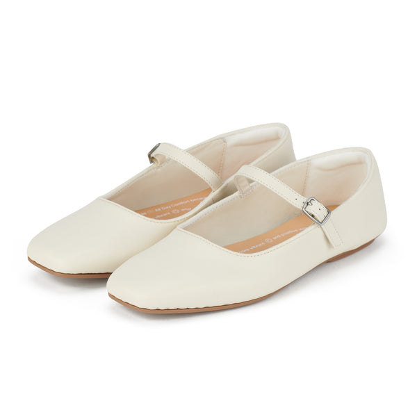 Ballet MJ Square Toe Bone