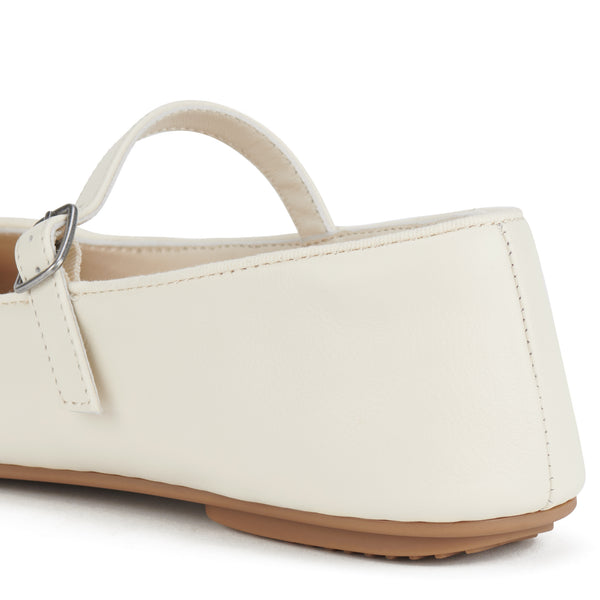 Ballet MJ Square Toe Bone