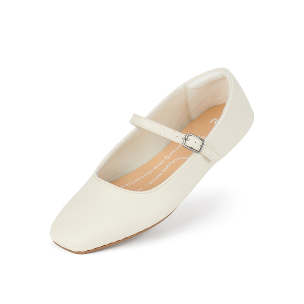 Ballet MJ Square Toe Bone