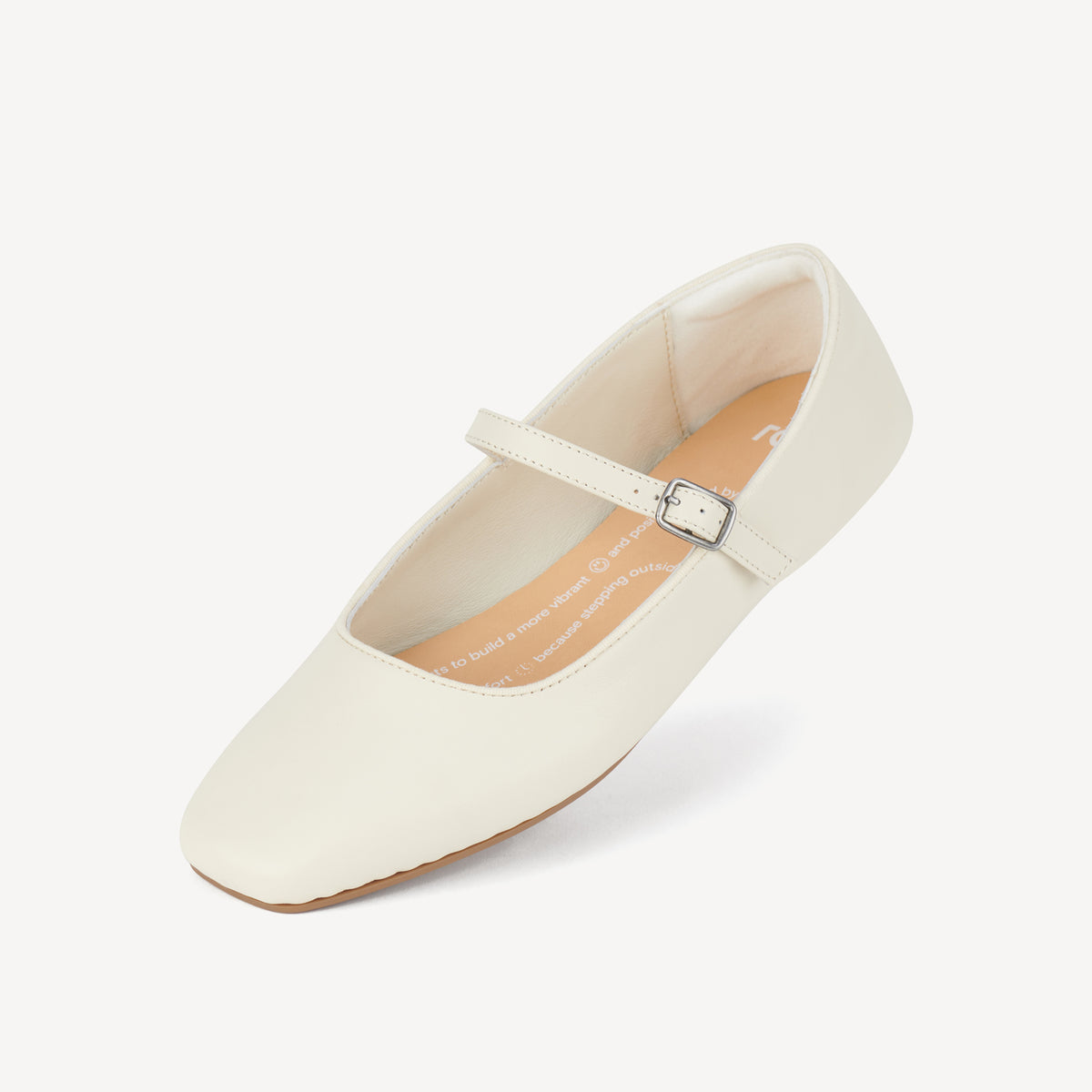 Ballet MJ Square Toe Bone