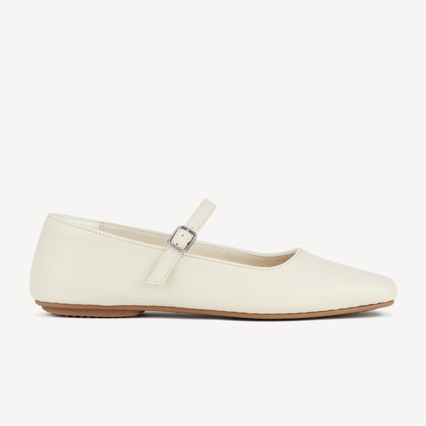 Ballet MJ Square Toe Bone