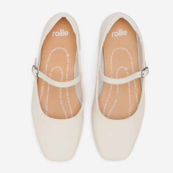 Ballet MJ Square Toe Bone