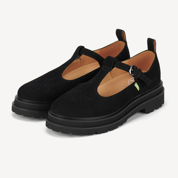 Loafer Step T-Bar Black