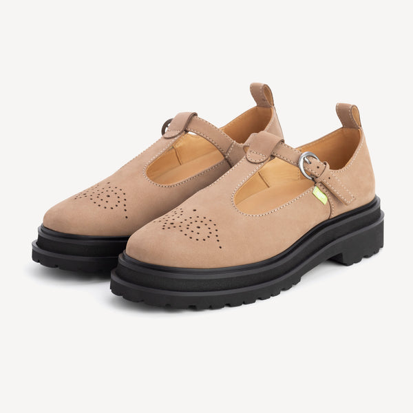 Loafer Step T-Bar Taupe
