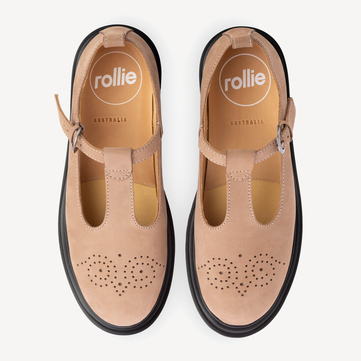 Loafer Step T-Bar Taupe
