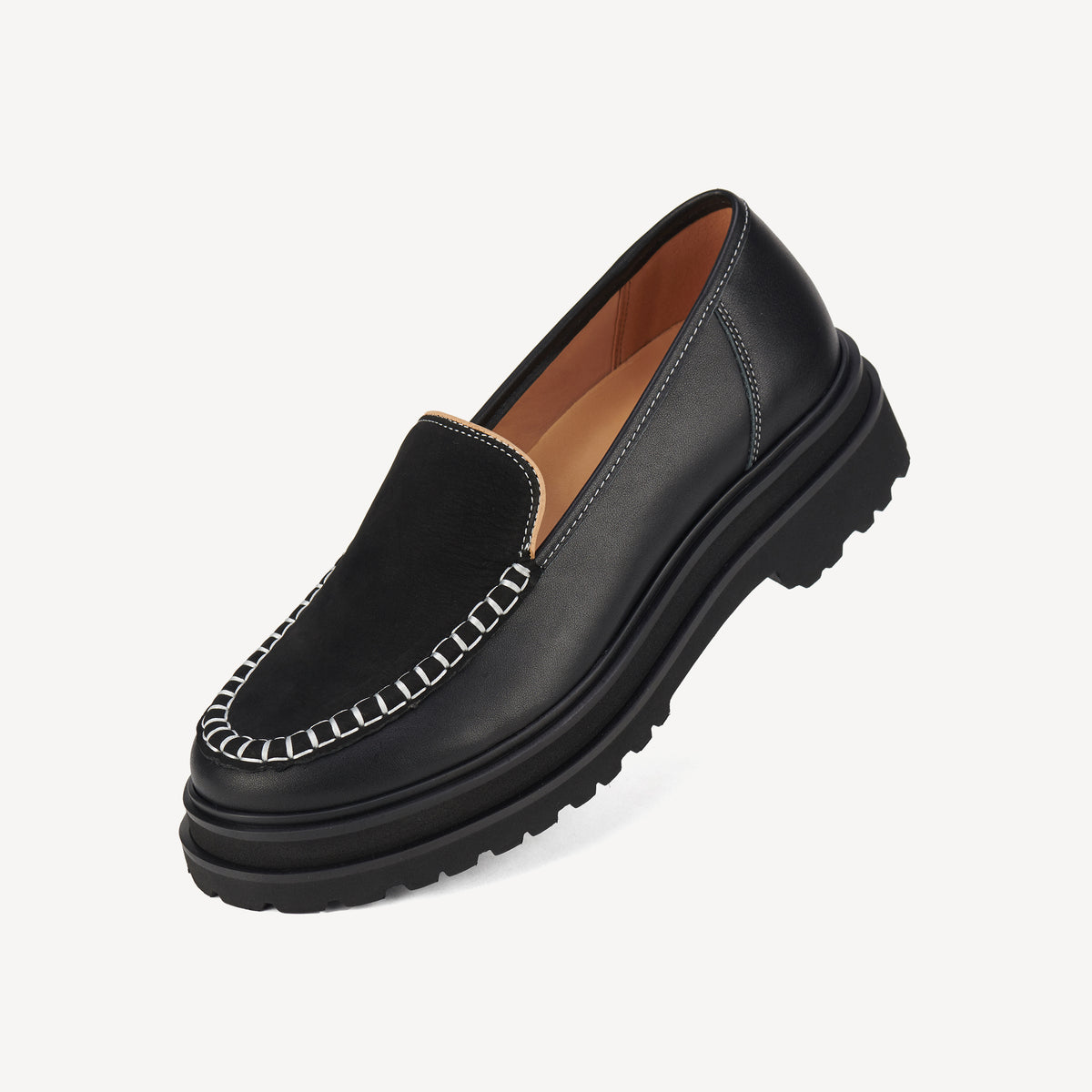 Loafer Step Moccasin Black