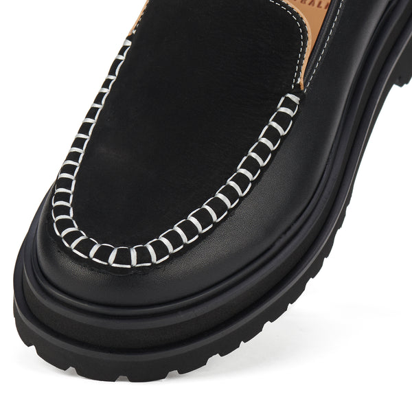 Loafer Step Moccasin Black