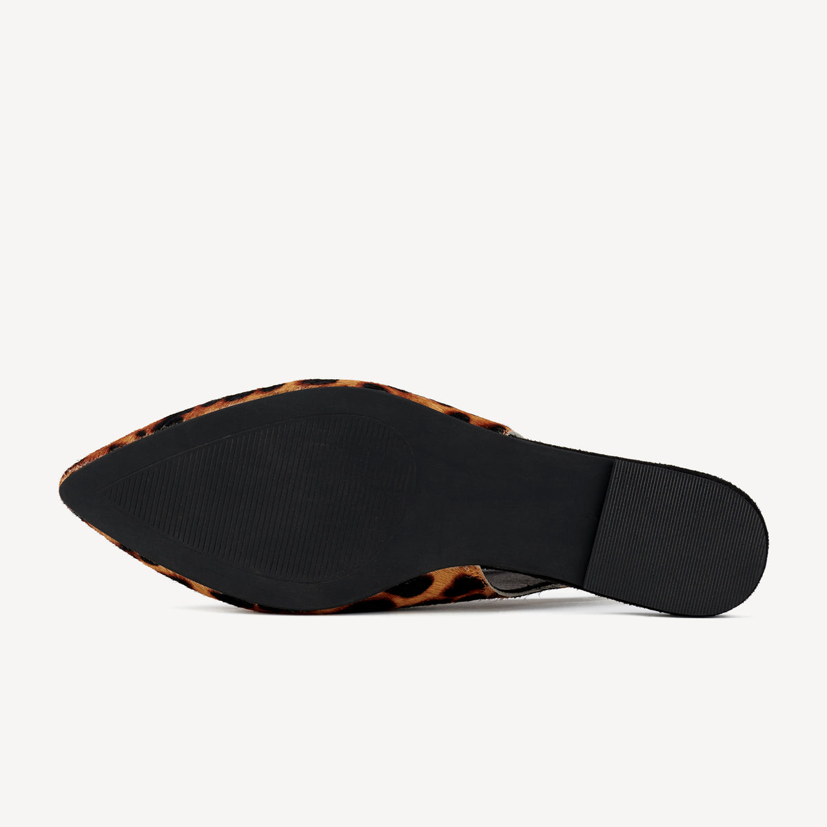 Pointed Slingback Dark Camel Leopard