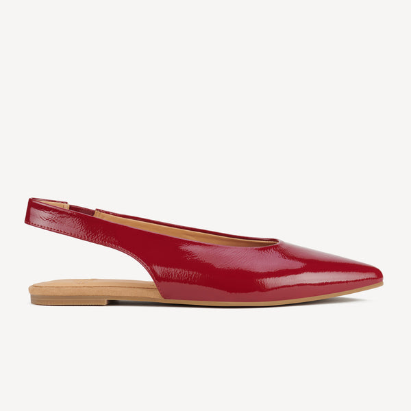 Pointed Slingback Merlot Patent