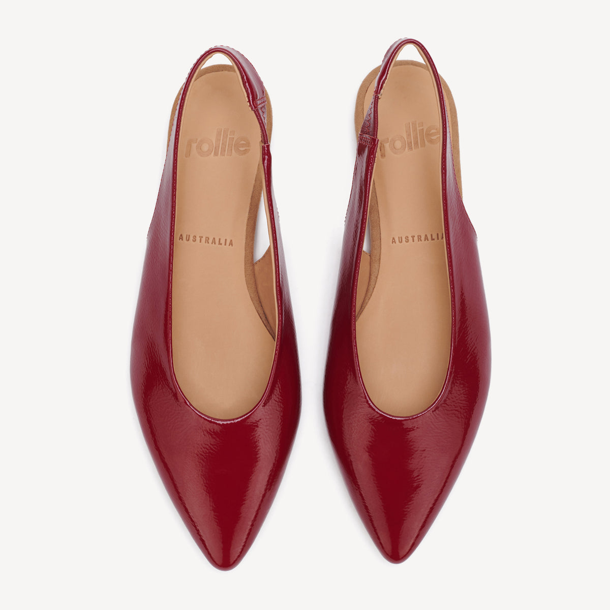 Pointed Slingback Merlot Patent