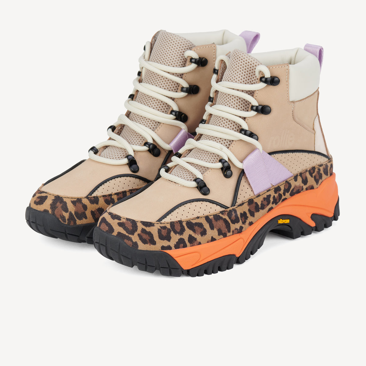 Hiker Boot Bone/Leopard
