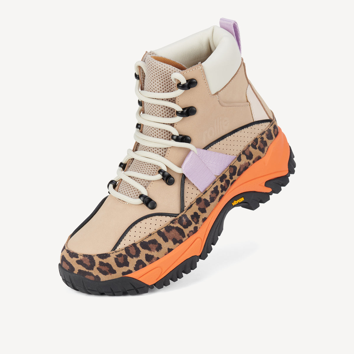 Hiker Boot Bone/Leopard