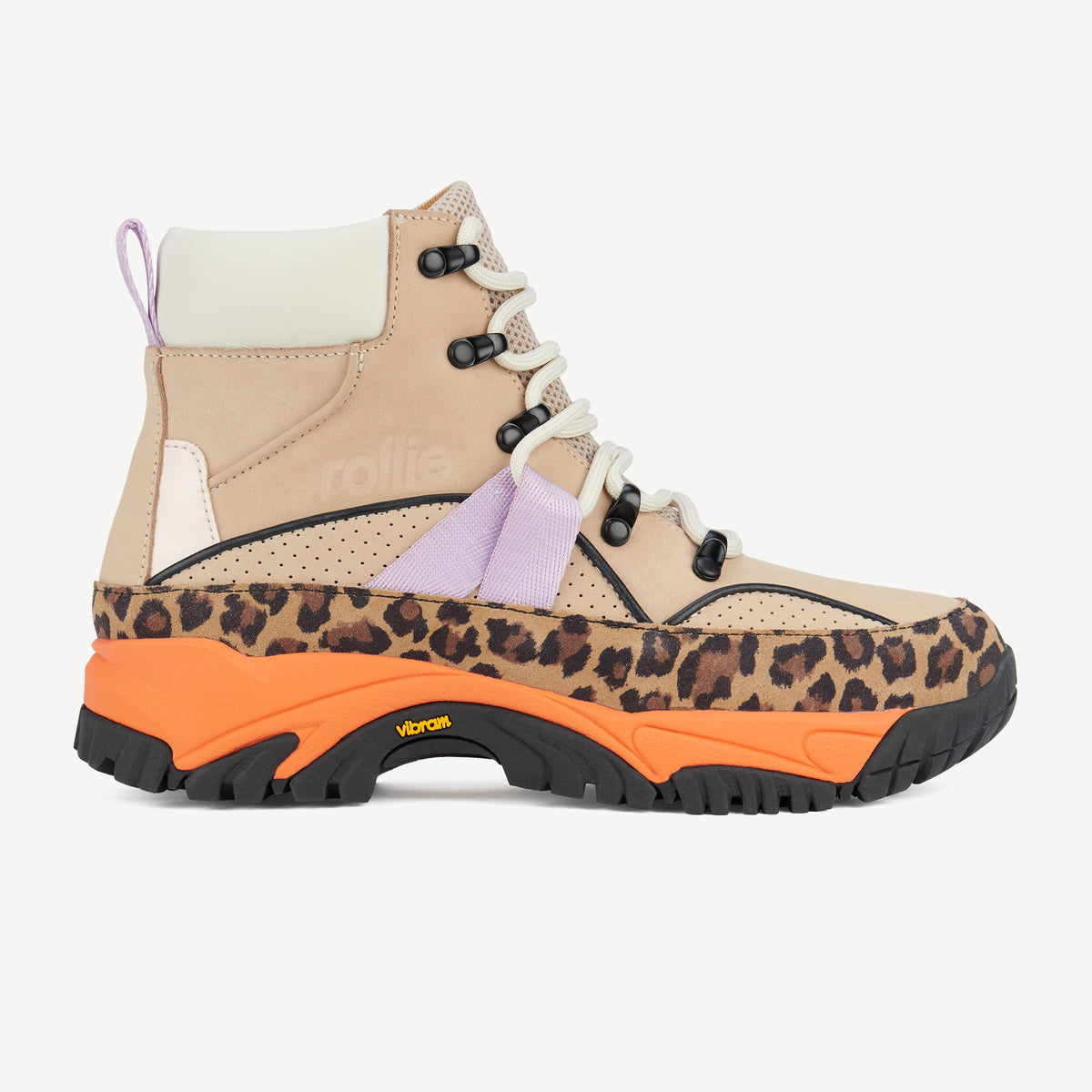 Hiker Boot Bone/Leopard