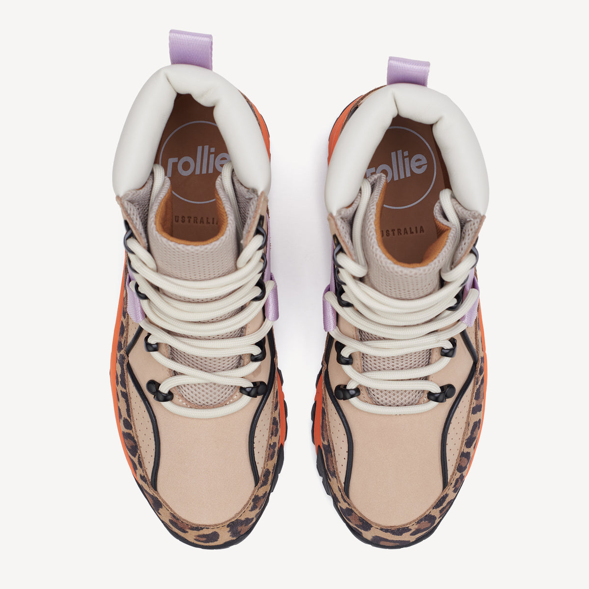 Hiker Boot Bone/Leopard