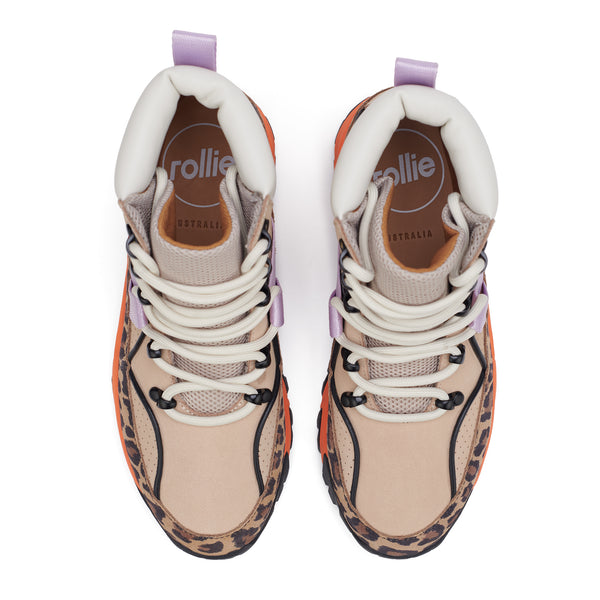 Hiker Boot Bone/Leopard