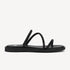 Sandal Slide Black Rhinestone
