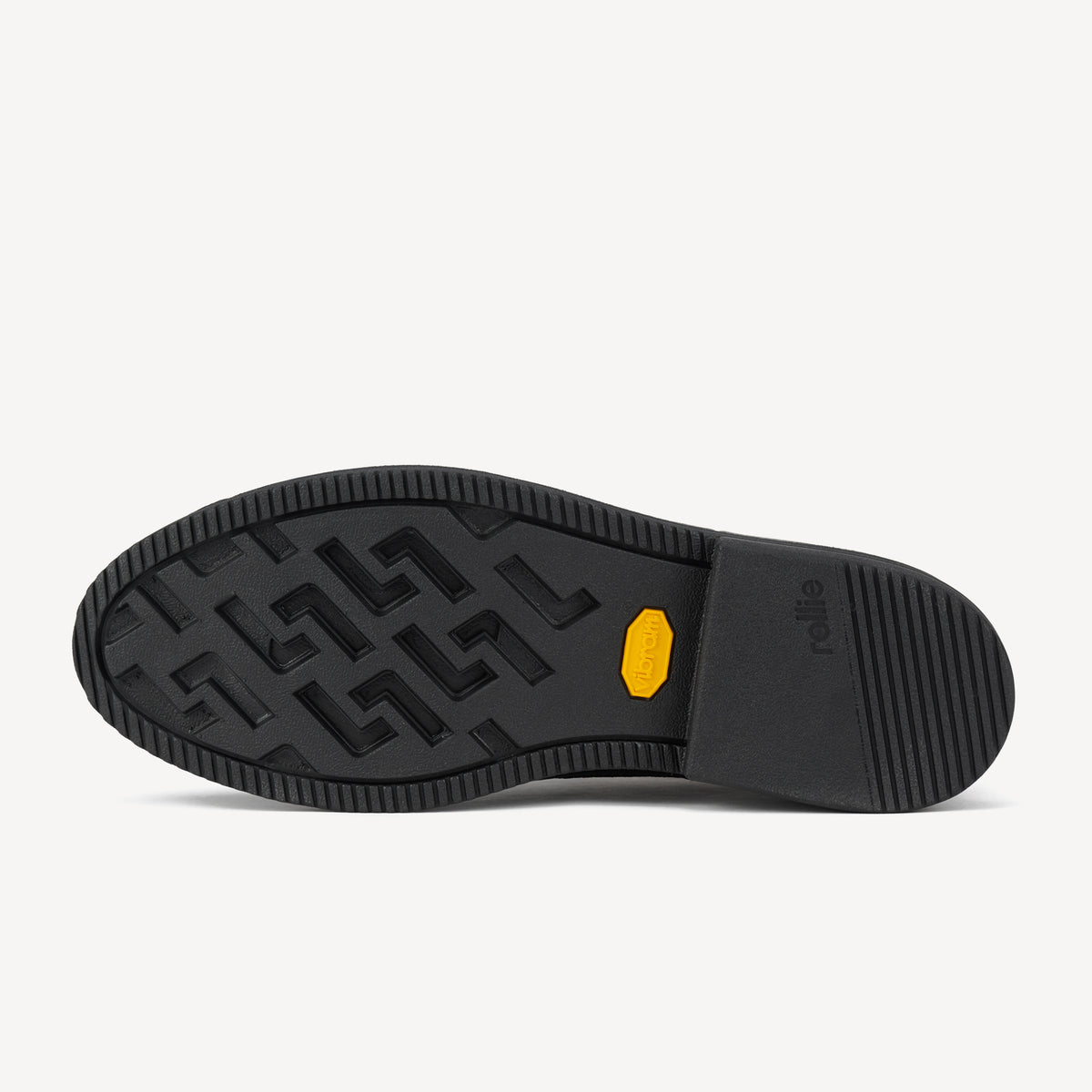 Rollie Rollie x Blunt Chelsea Rise WR Black/Leopard — women's boot, detail close-up