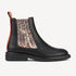 Rollie Rollie x Blunt Chelsea Rise WR Black/Leopard — women's boot, side profile