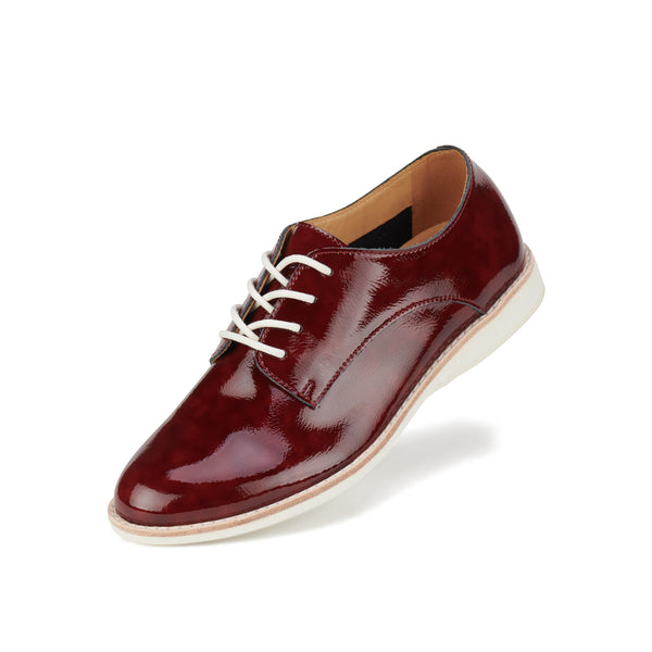 Derby Super Soft DP Wine Crinkle Patent