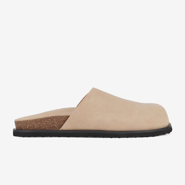 Mills Mule Camel Suede