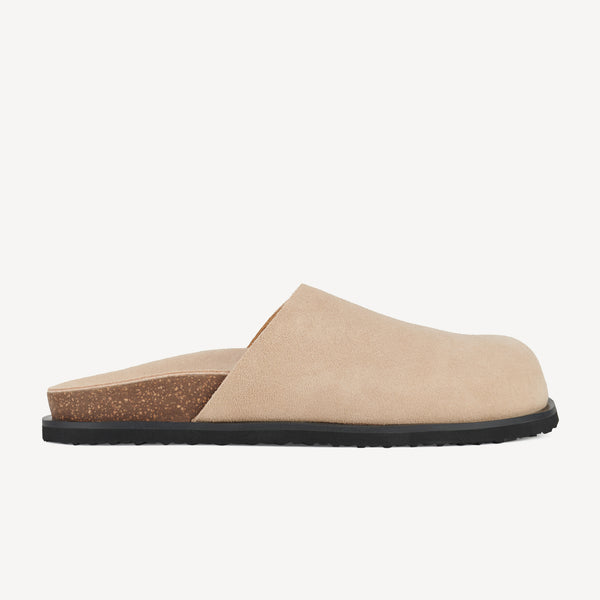 Mills Mule Camel Suede