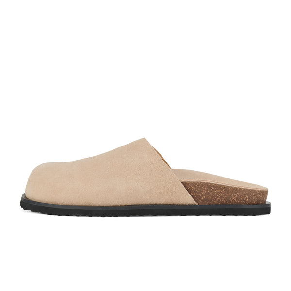 Mills Mule Camel Suede