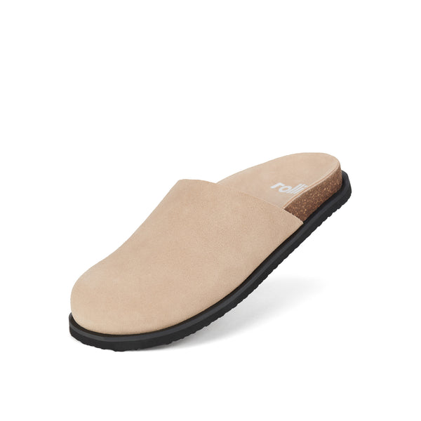 Mills Mule Camel Suede