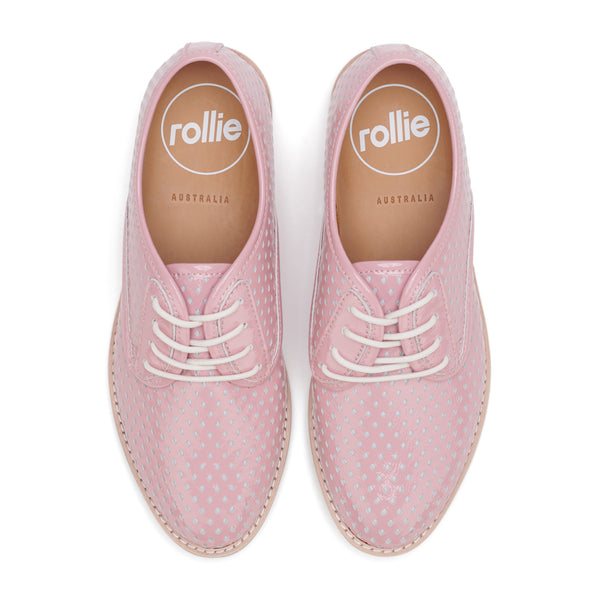 Derby Punch Overlay Rose Blush Pink/White