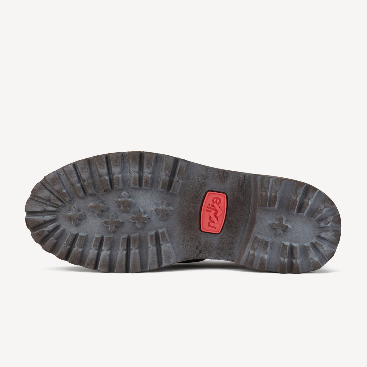 Rollie Boat Huarache Step Chocolate — women's shoe, detail close-up