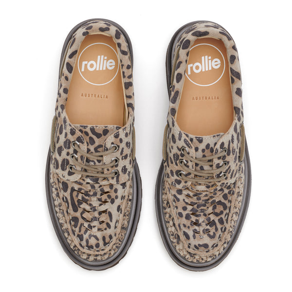 Boat Huarache Step Leopard