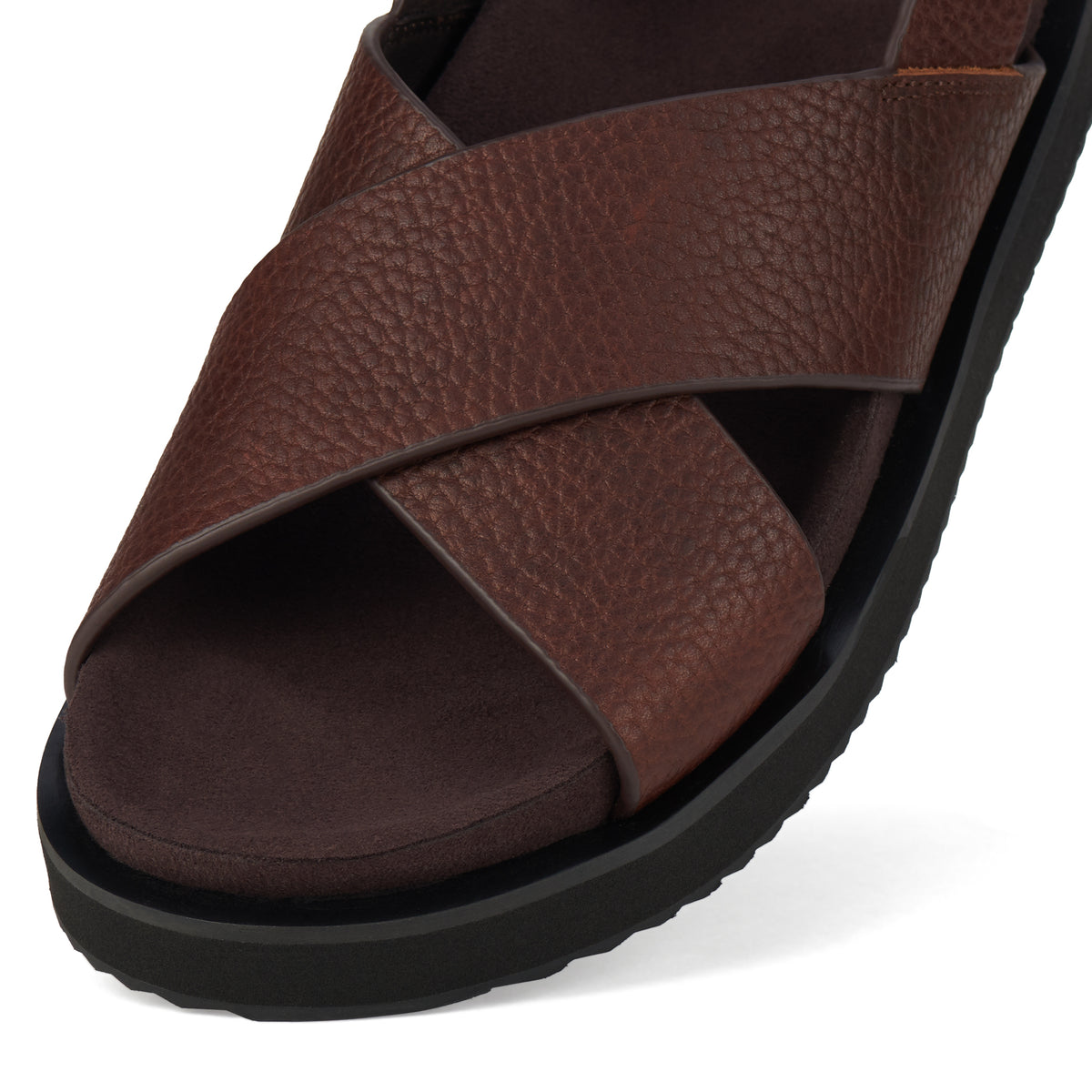 Rhodes Cross Sandal Chocolate