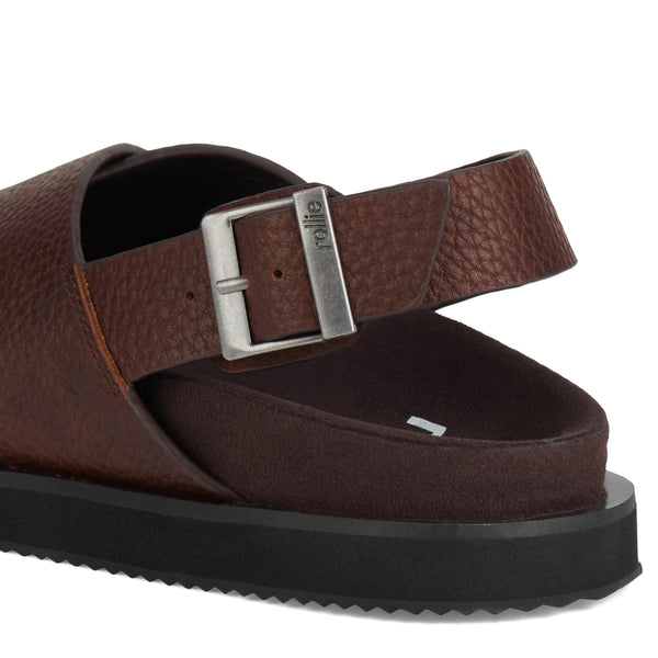 Rhodes Cross Sandal Chocolate