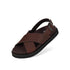 Rhodes Cross Sandal Chocolate