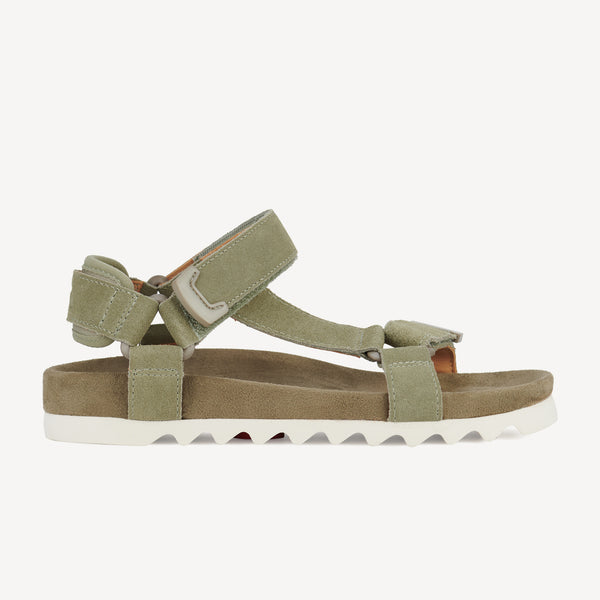 Sandal Tooth Wedge Sage/White