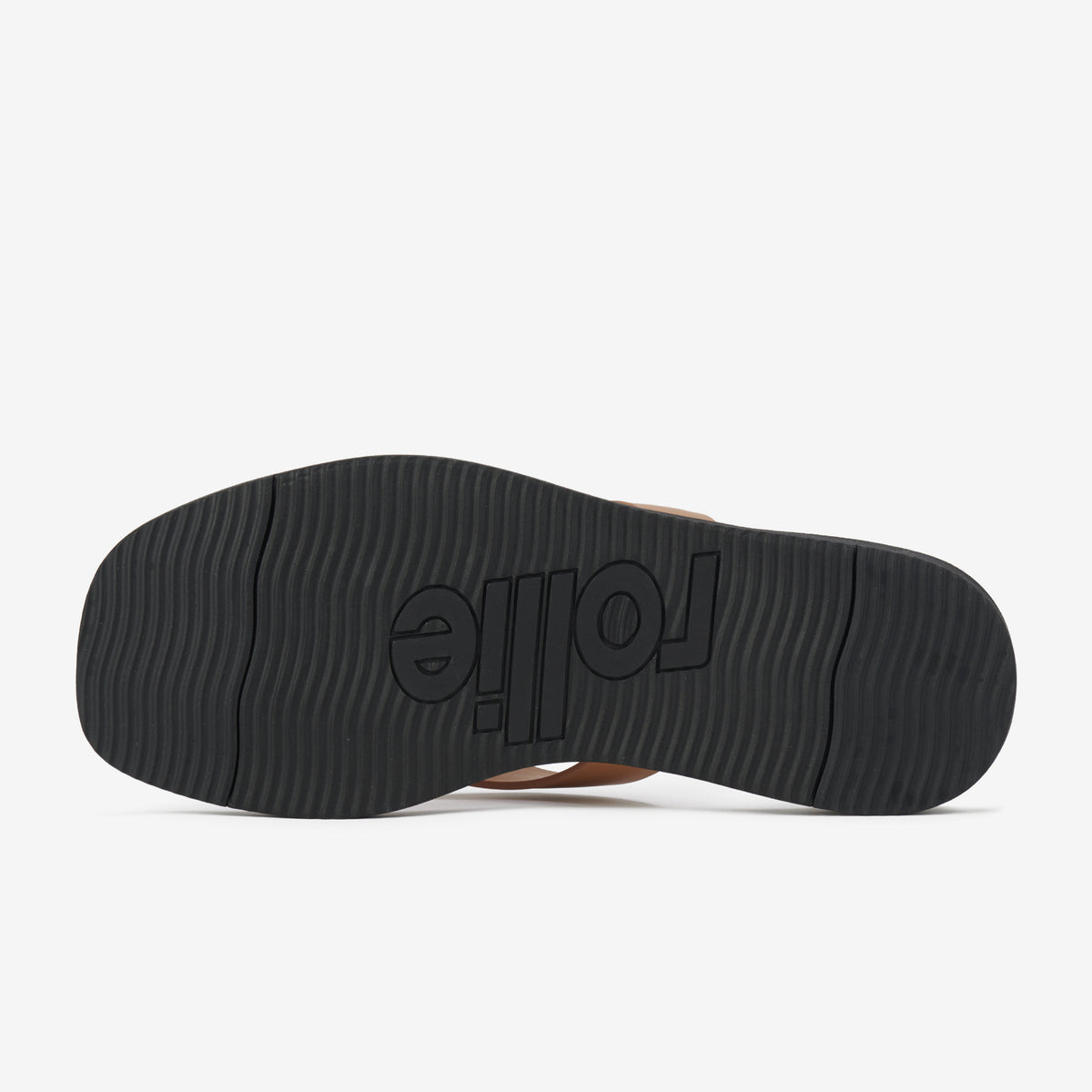Square Toe Thong Tan/Black